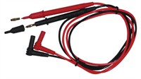 Testsladd PVC 2- och 4mm spets 100cm Vinklad ansl. Elma