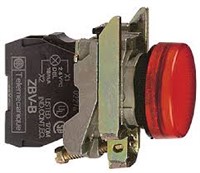 Signallampa LED Röd 24V AC/DC Schneider